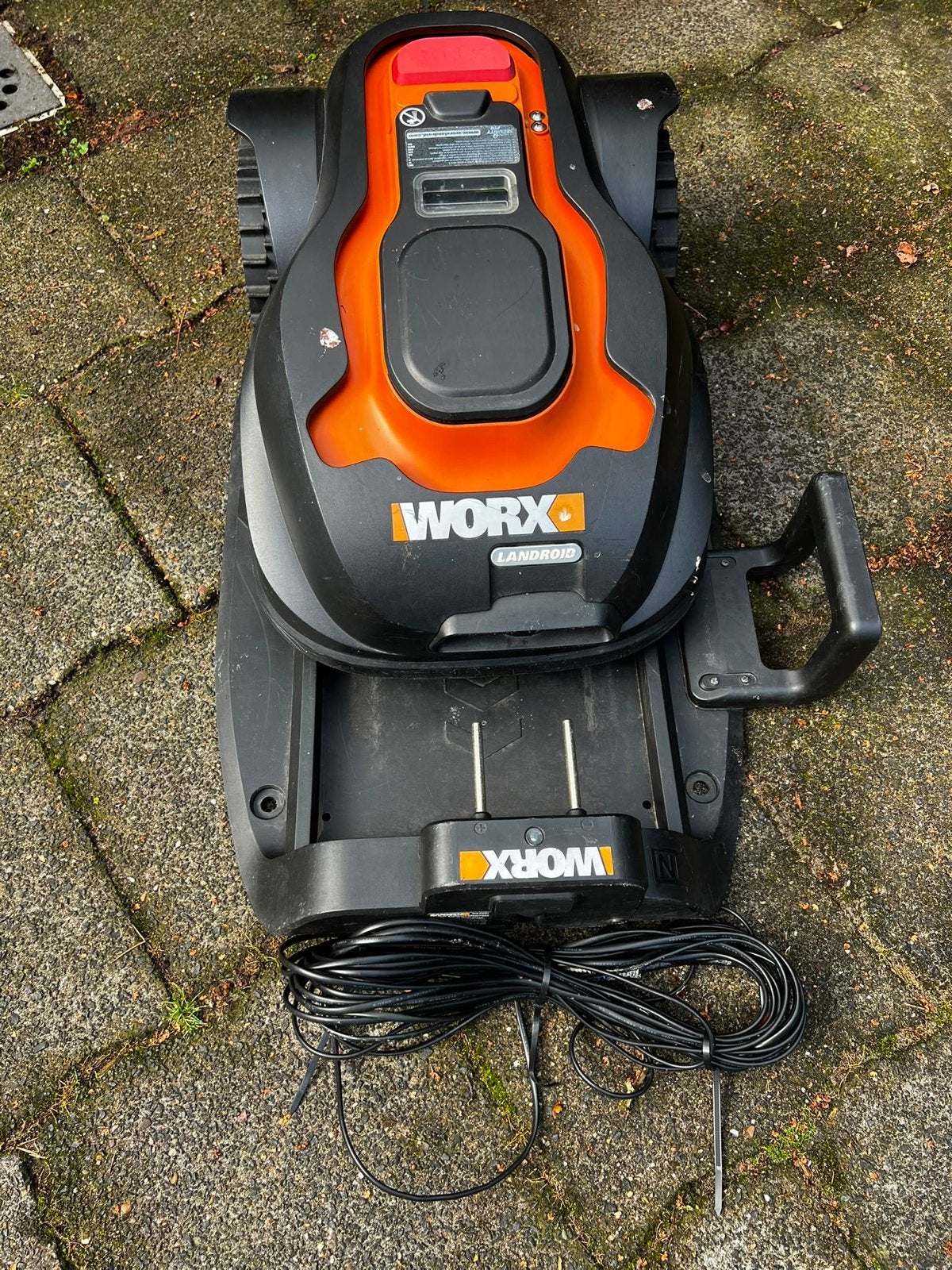 Worx Landroid robotmaaier voor onderdelen accu en module, Ophalen, Gebruikt, Accu-grasmaaier