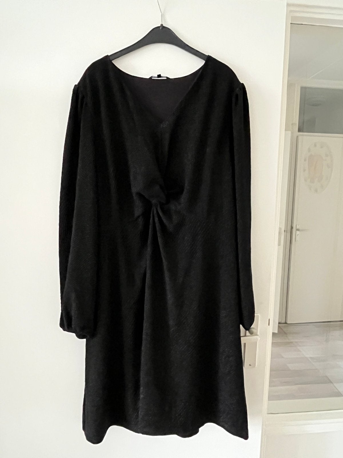 Zwarte jurk ms mode maat xxl, Ophalen of Verzenden, Zo goed als nieuw, Maat 46/48 (XL) of groter, Zwart