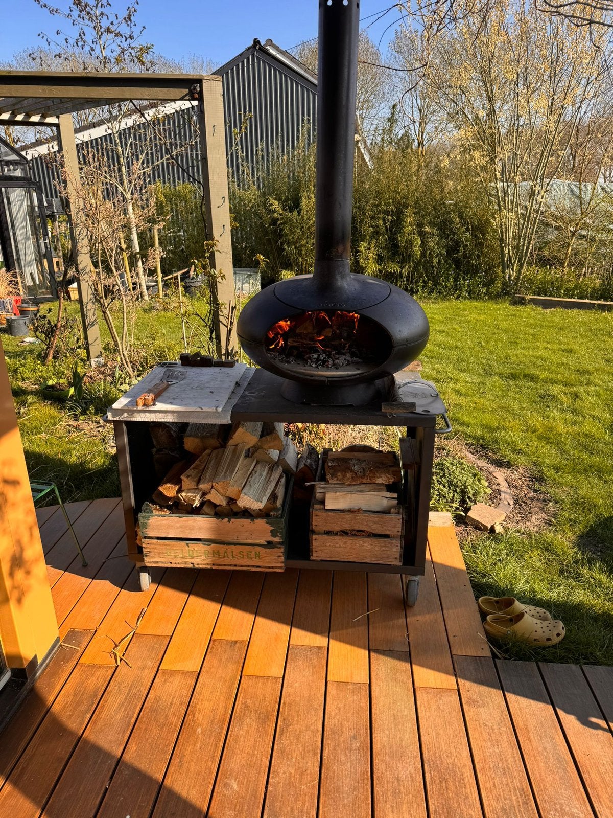 Morso Forno pizzaoven/terrashaard, Ophalen, Gebruikt