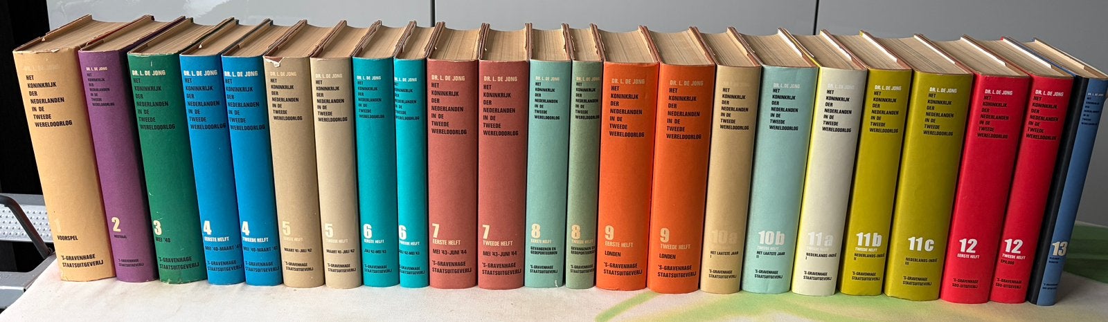 Complete serie Dr. L. de Jong Het koninkrijk der Nederlanden, Boeken, Ophalen of Verzenden, Zo goed als nieuw