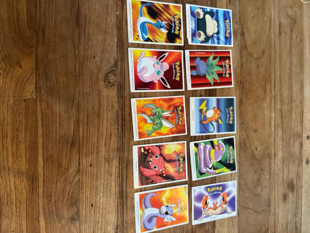 Pokemon dunkin boomer stickers., Ophalen of Verzenden, Zo goed als nieuw, Meerdere kaarten