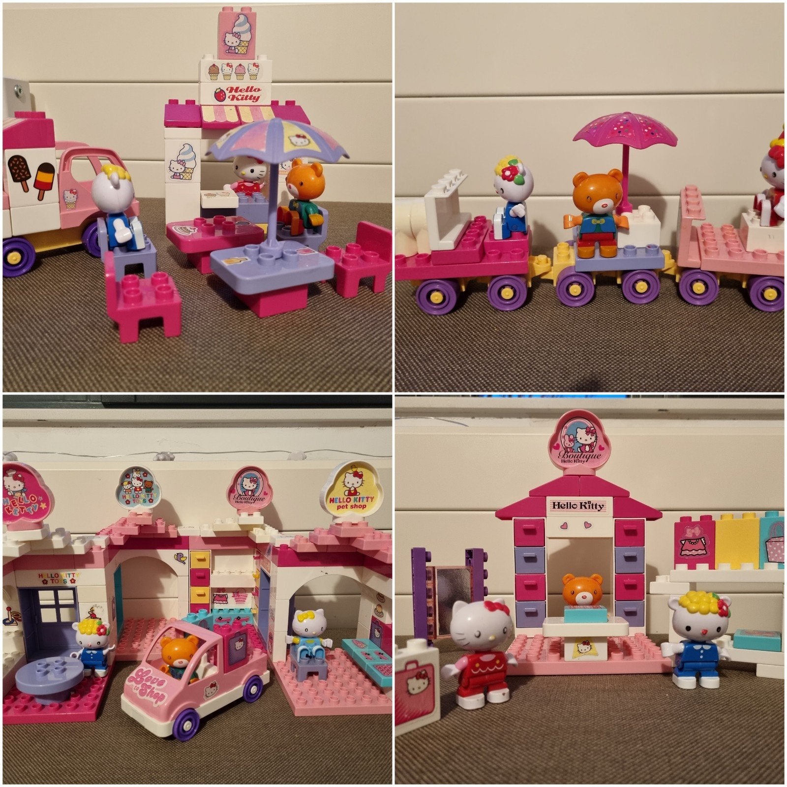 Hele grote set van 5  sets duplo hello kitty, Ophalen of Verzenden, Duplo