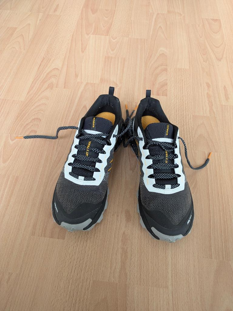 KIPRUN trailschoenen voor heren MT3 zwart wit, Kiprun, Verzenden, Zwart, Zo goed als nieuw