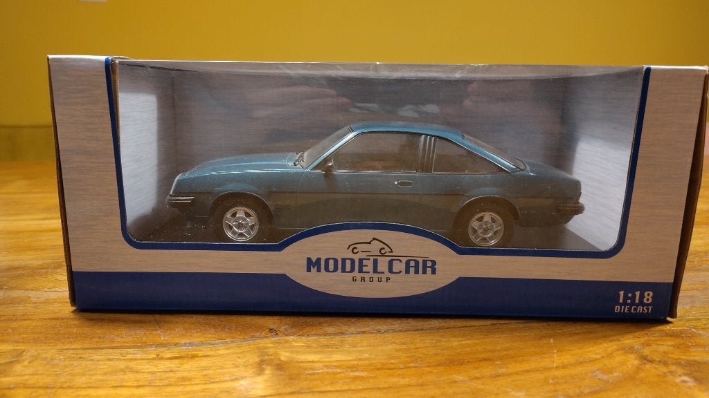 Opel Manta B GT/E Coupe - 1975 - 1:18, Ophalen of Verzenden, Nieuw, Overige merken