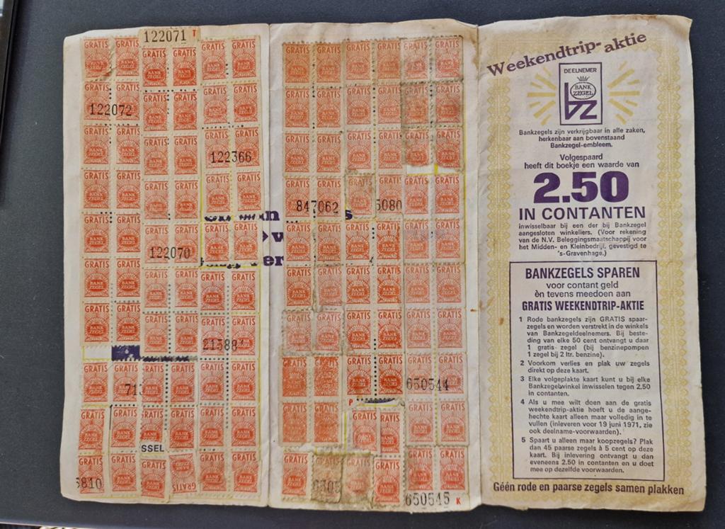 Bankzegels Spaarboekje (Jaren '30), Ophalen of Verzenden