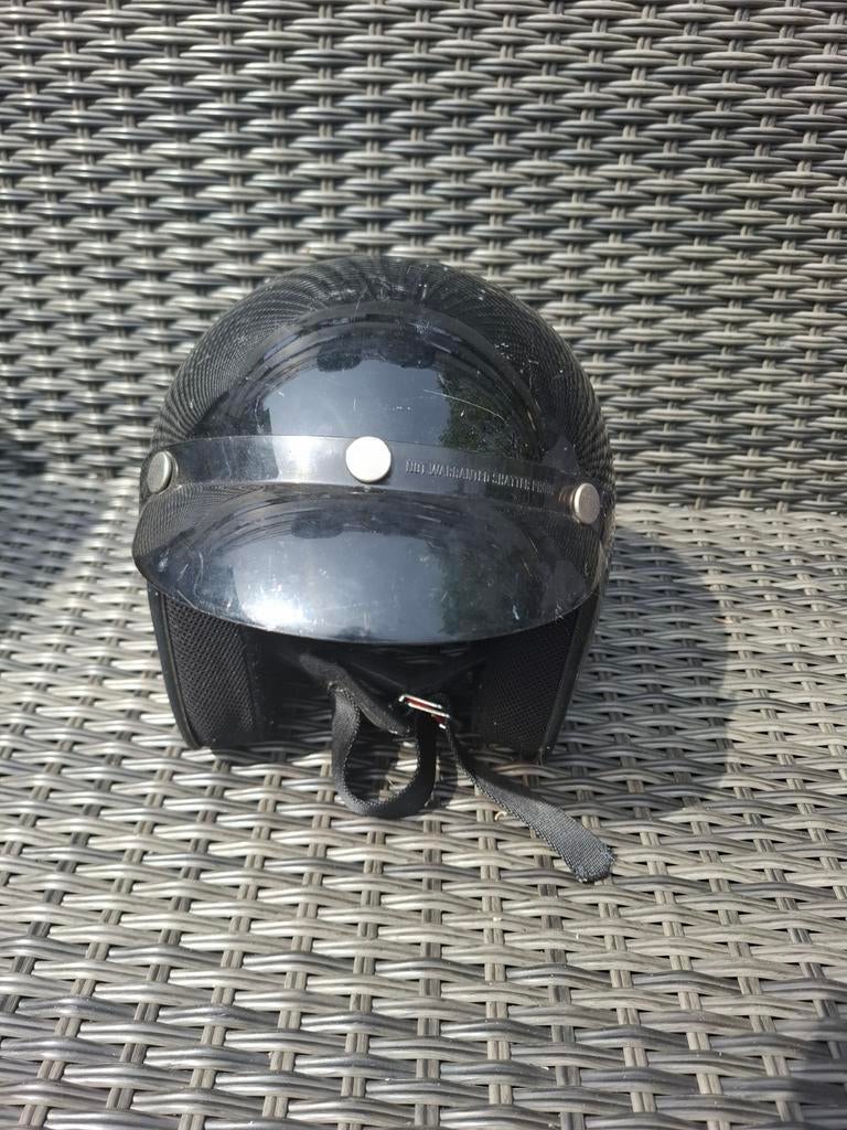 Harley Davidson Jethelm - Zwart kinderhelm s/m, Motoren, Ophalen of Verzenden, Tweedehands, Jethelm, Overige merken