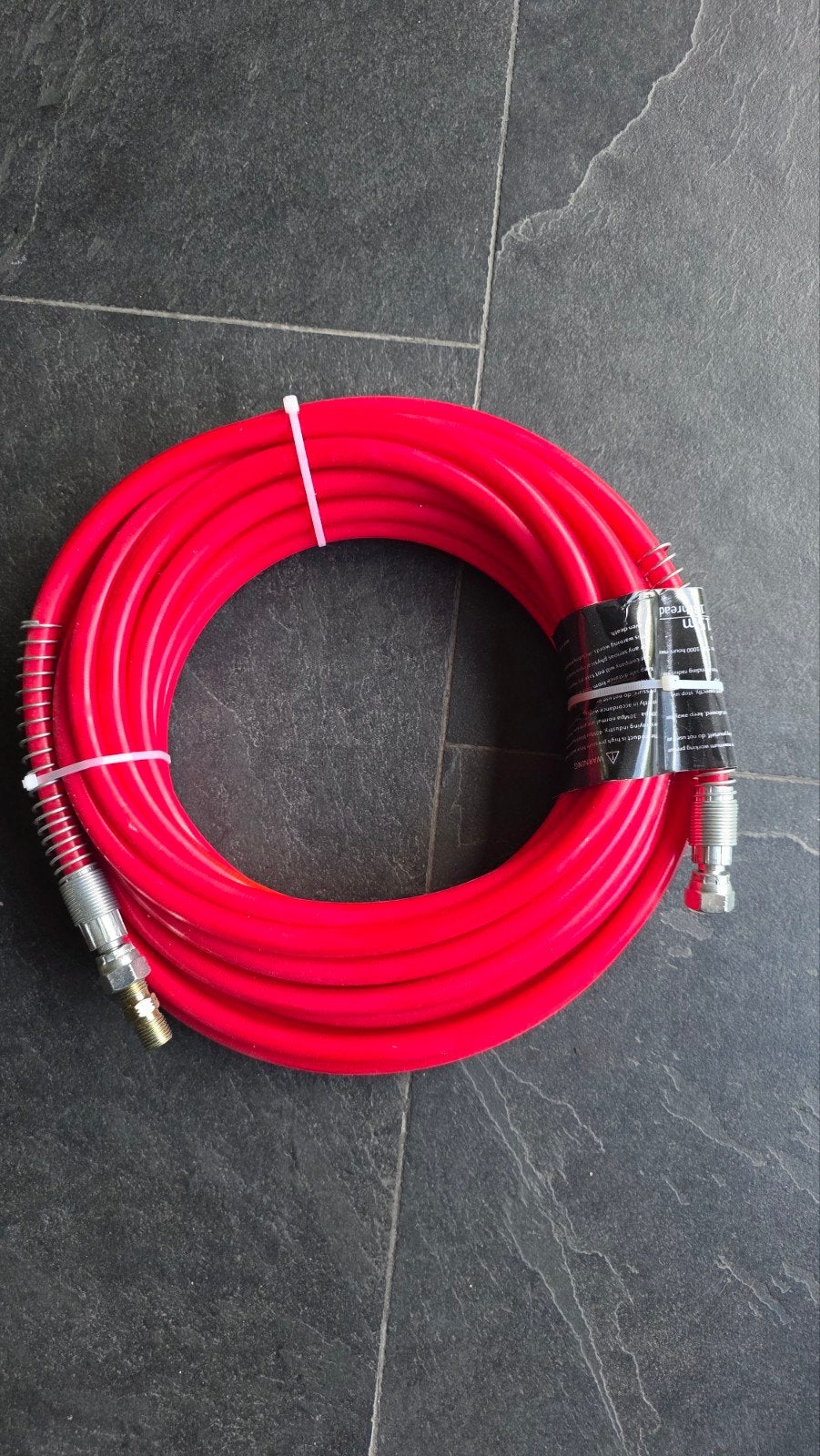 Nieuwe Airless Verfspuitslang 15m (1/4") + Koppeling, Ophalen of Verzenden, Nieuw, Overige typen