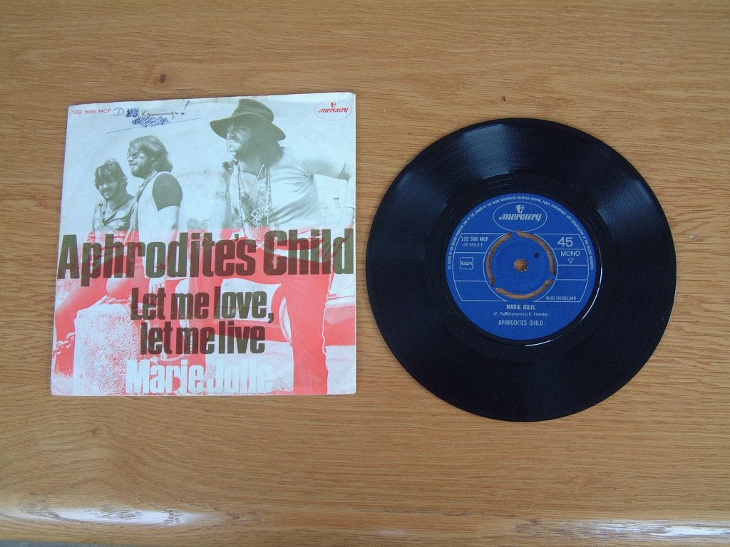 Single Aphrodite's Child-Let me love let me live-Marie Jolie, Ophalen of Verzenden, Gebruikt, Pop
