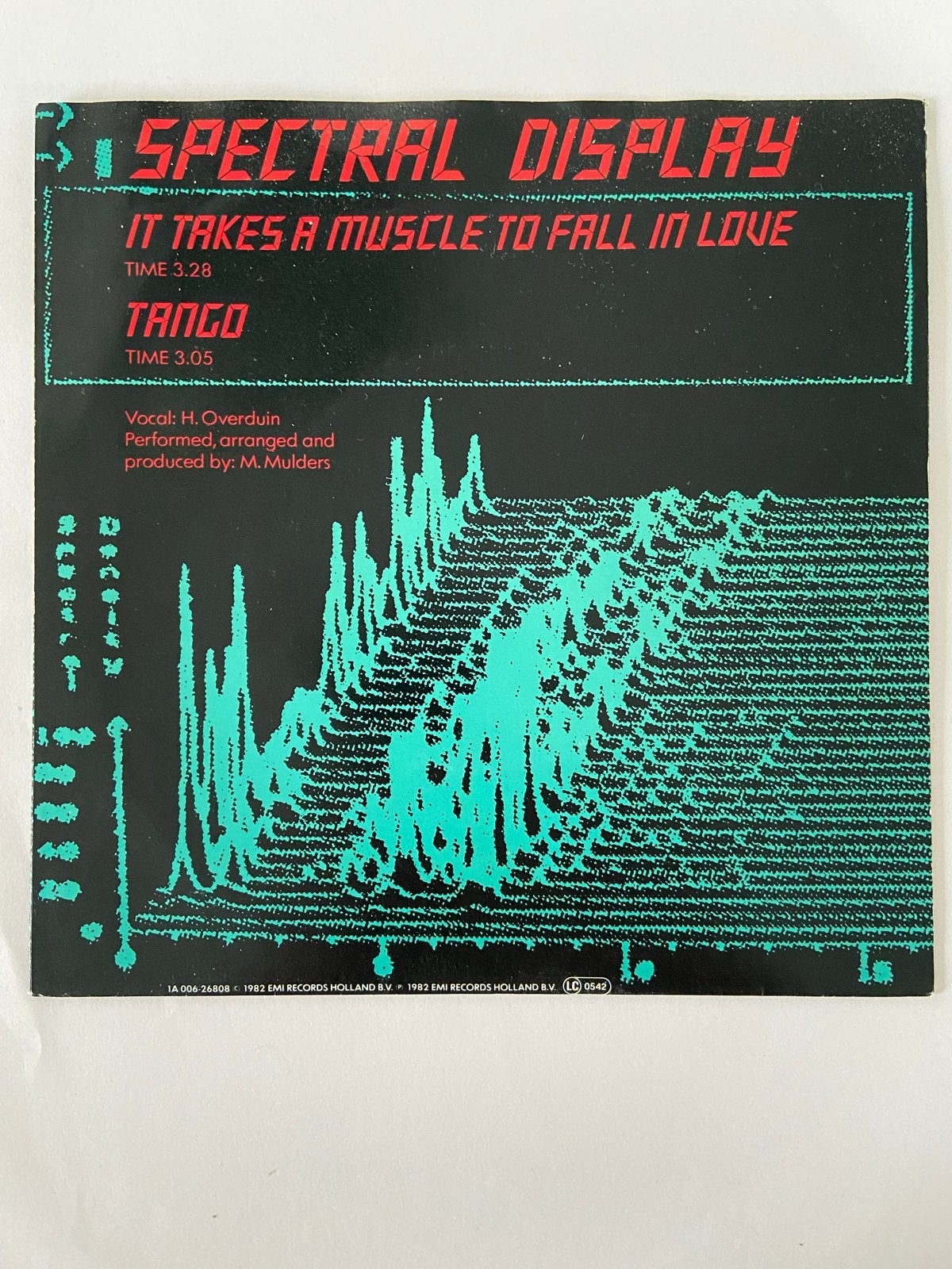 Spectral Display - It Takes A Muscle To Fall In Love (Vinyl), Cd's en Dvd's, 7 inch, Ophalen of Verzenden, Zo goed als nieuw, Pop