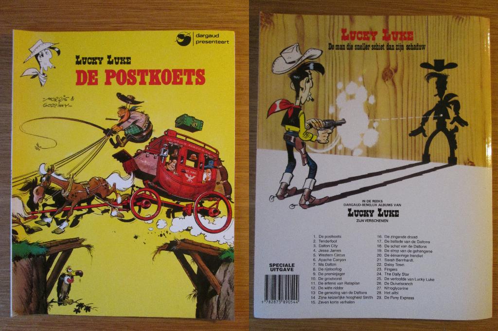 Lucky Luke - De postkoets (Speciale uitgave, SC), Eén stripboek, Ophalen of Verzenden, Zo goed als nieuw, Morris & Goscinny