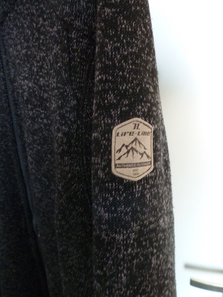 winter LIFE LINE 95cm vest teddy voering 44 -GRATIS zend, Verzenden, Zo goed als nieuw, Maat 42/44 (L), Grijs