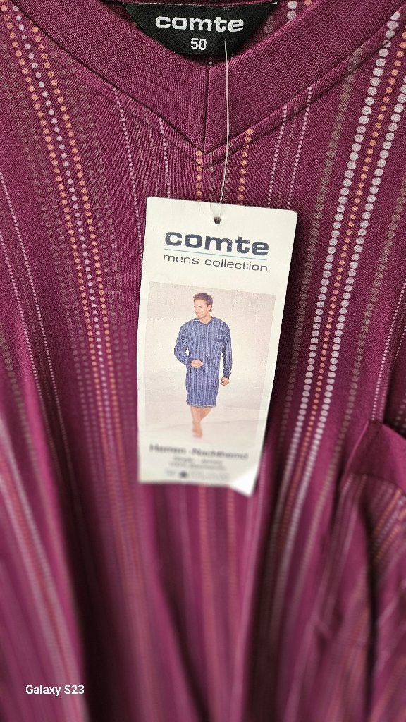 Heren nachthemd tricot, Kleding | Heren, Maat 48/50 (M), Normann, Onbekend, Nieuw