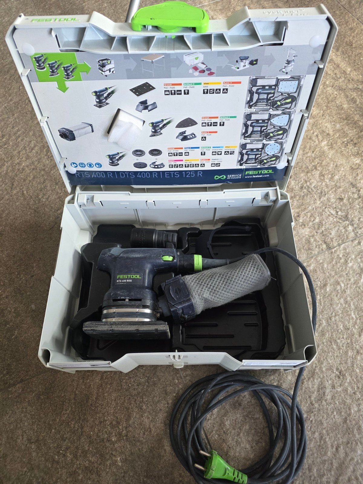 Festool RTS 400 REQ Plus Schuurmachine, Ophalen, Minder dan 600 watt, Vlakschuurmachine