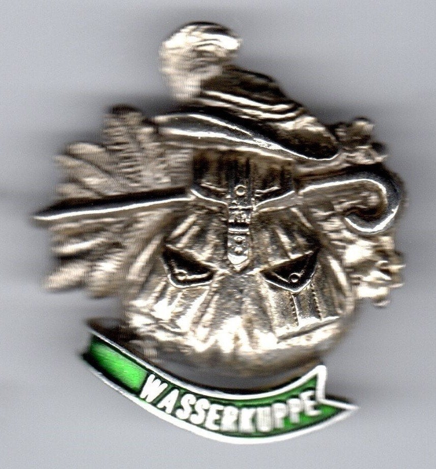 BROCHE WASSERKUPPE WANDELSTOK WEITAS JAGERSHOED HESSEN, Verzamelen, Ophalen of Verzenden, Gebruikt, Overige onderwerpen