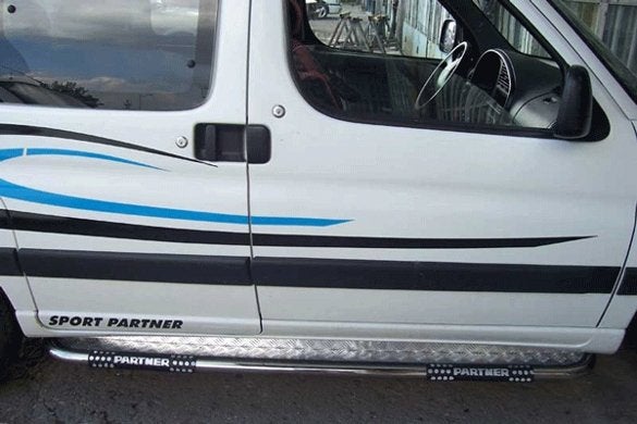 Partner Berlingo Sidebars aluminium treeplank, Auto diversen, Tuning en Styling, Niet ingevuld, Niet ingevuld, Niet ingevuld