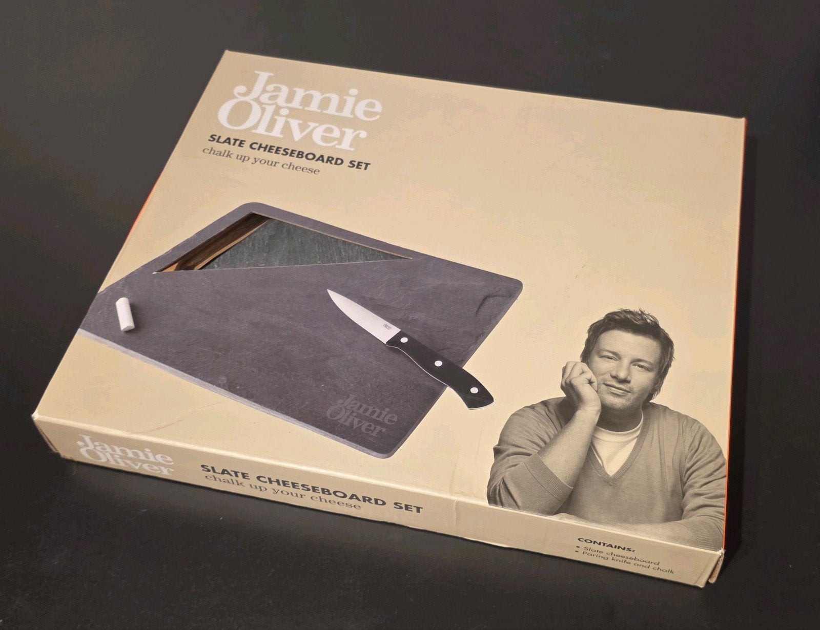 Jamie Oliver stenen kaasplank NIEUW!, Ophalen, Snij-/serveerplank, Nieuw, Natuurlijk materiaal