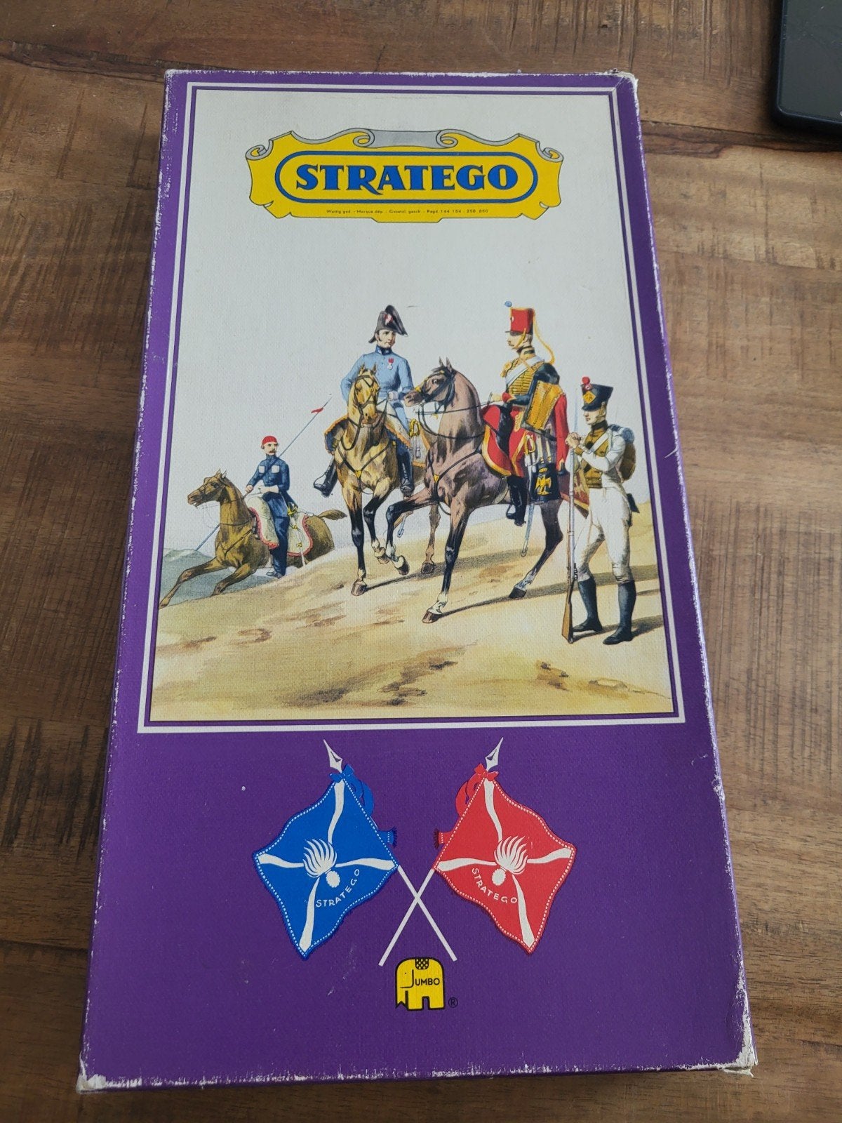Stratego bordspel - Vintage editie met 1 aangepast steentje, Ophalen of Verzenden