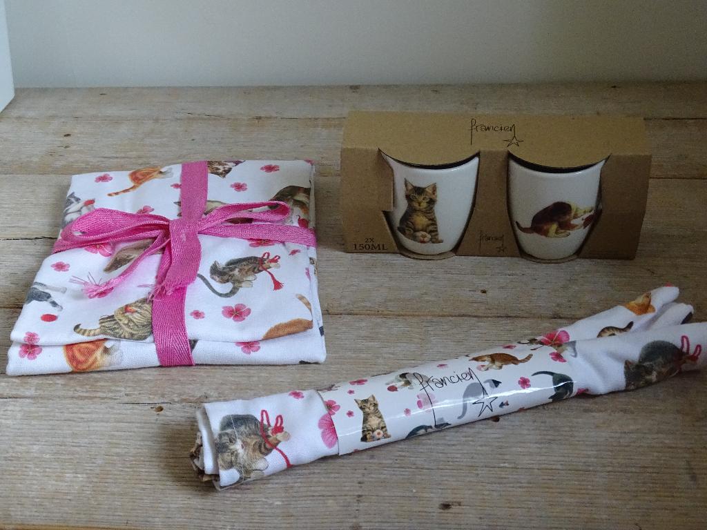 Placemats, FRANCIEN KATTEN, nieuw, Overige materialen, Overige typen, Nieuw, Ophalen of Verzenden