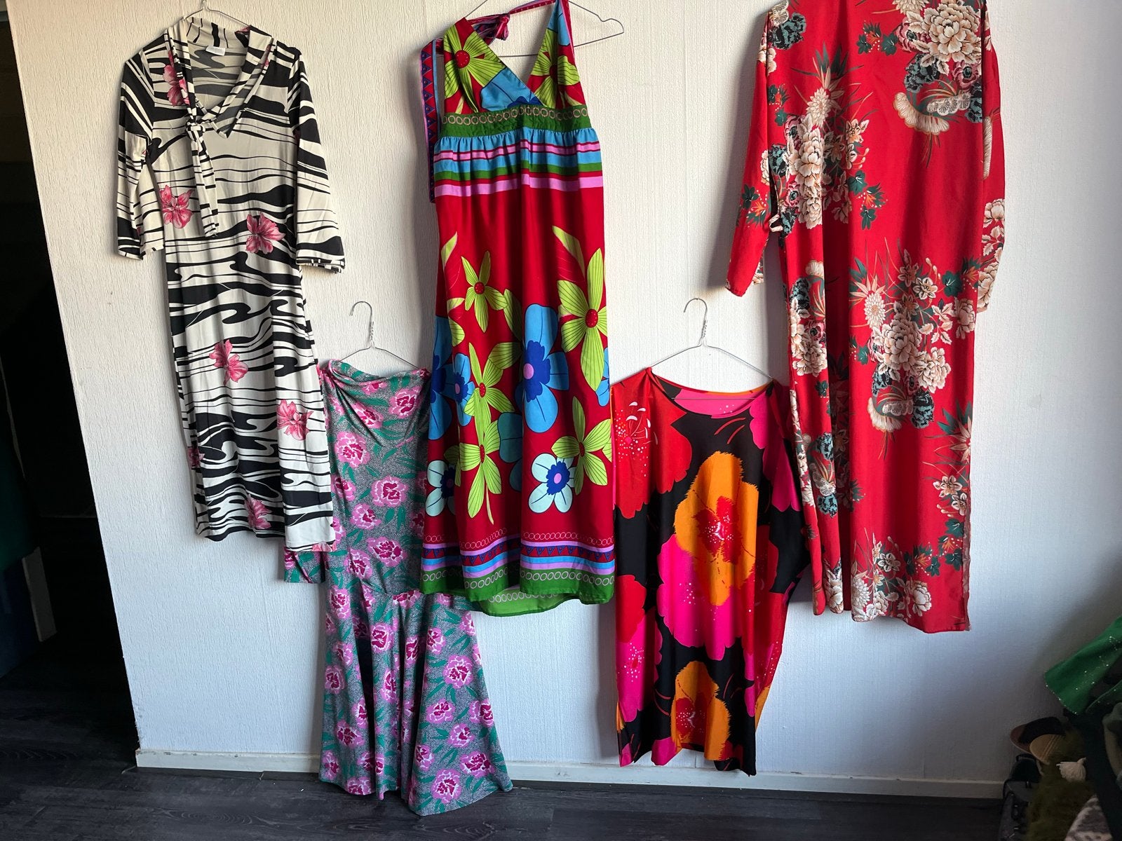 Grote partij vintage & tweedehands kleding (ca. 170 stuks), Overige kleuren, Zo goed als nieuw, Onder de knie, Ophalen