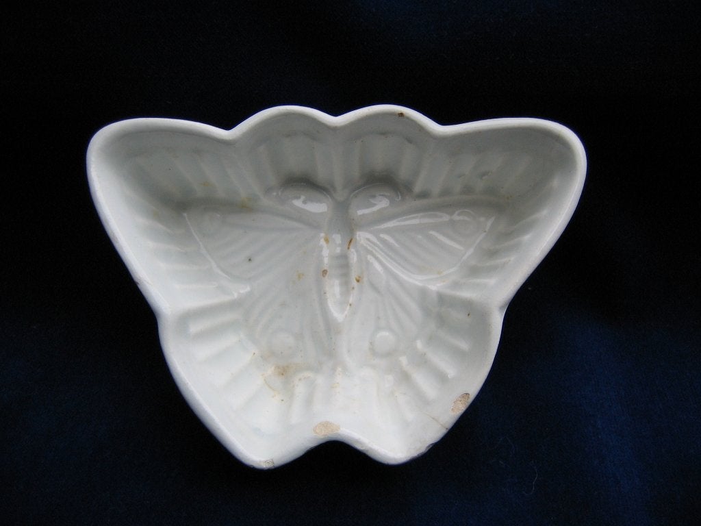 Antieke Puddingvorm Vlinder 13 cm, Ophalen of Verzenden