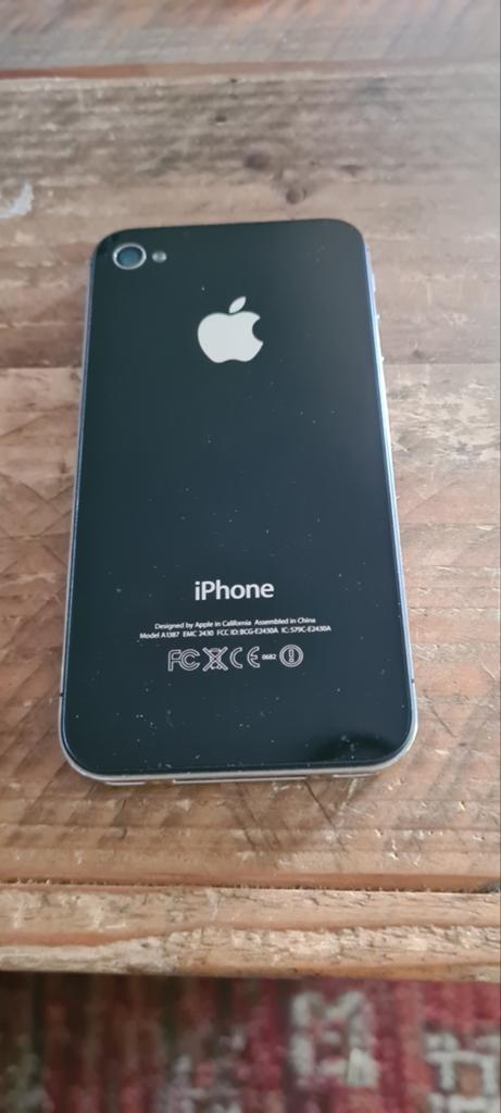 iPhone 4 Zwart - Zonder accessoires, Gebruikt, Zwart, Ophalen of Verzenden, Zonder abonnement