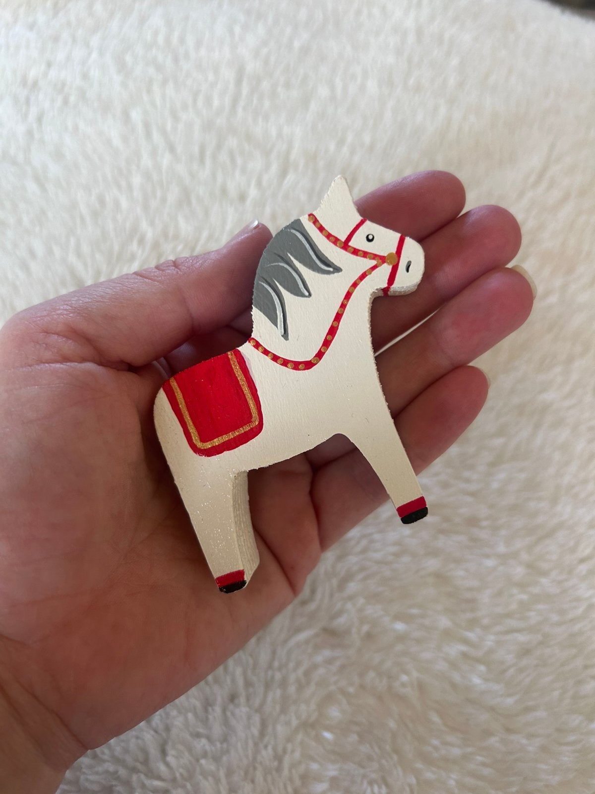Handgeschilderd paard Ozosnel, Diversen, Ophalen of Verzenden, Nieuw