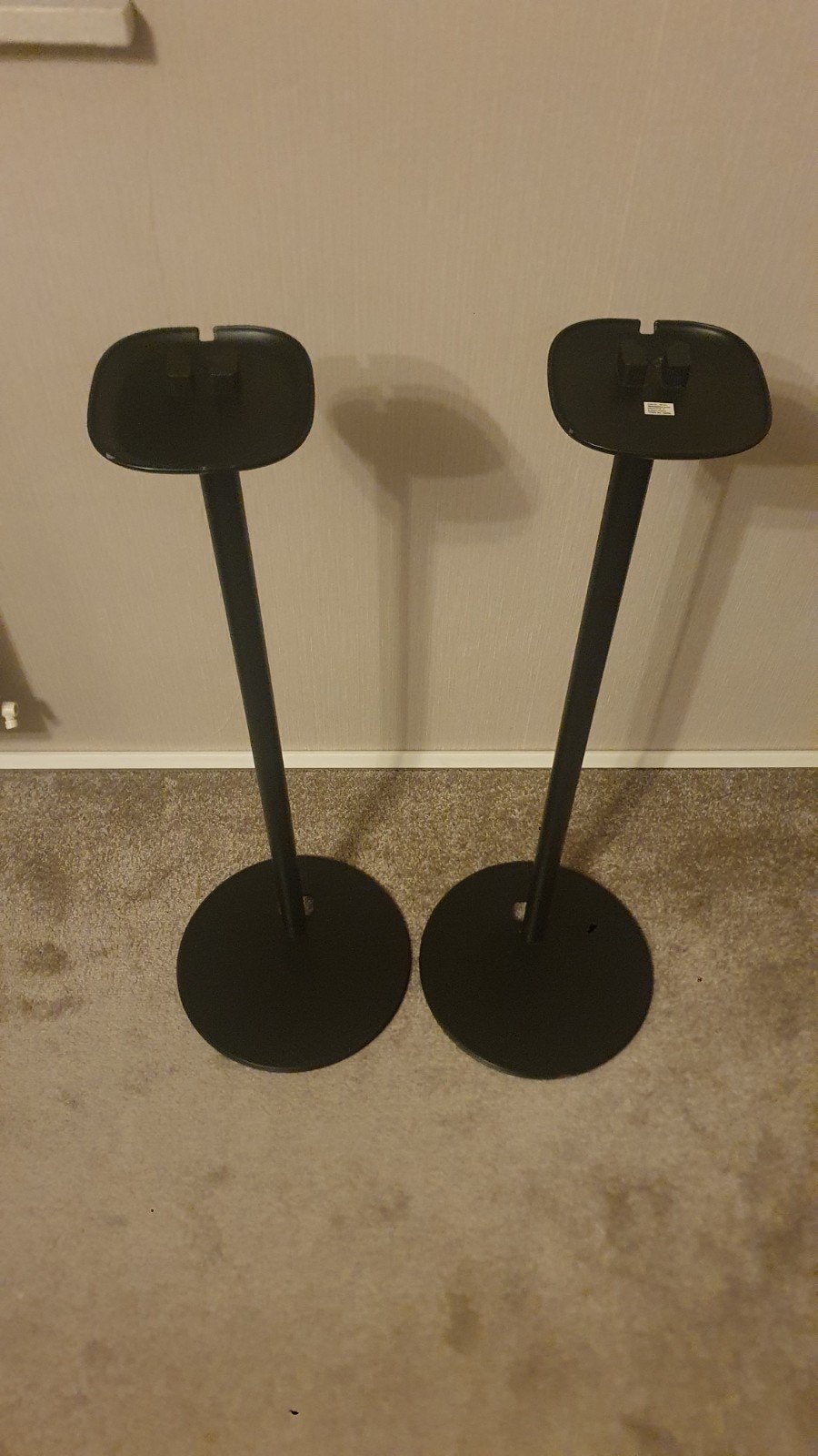 Speakerstandaarden voor Sonos One (72cm hoog), Audio, Tv en Foto, Ophalen, Gebruikt, Inclusief standaarden, Overige typen