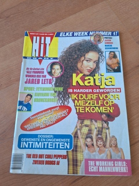 Hitkrant 1995 Katja Schuurman Ace of Base Inxs Kevin Bacon, Ophalen of Verzenden, Gelezen, Muziek, Film of Tv