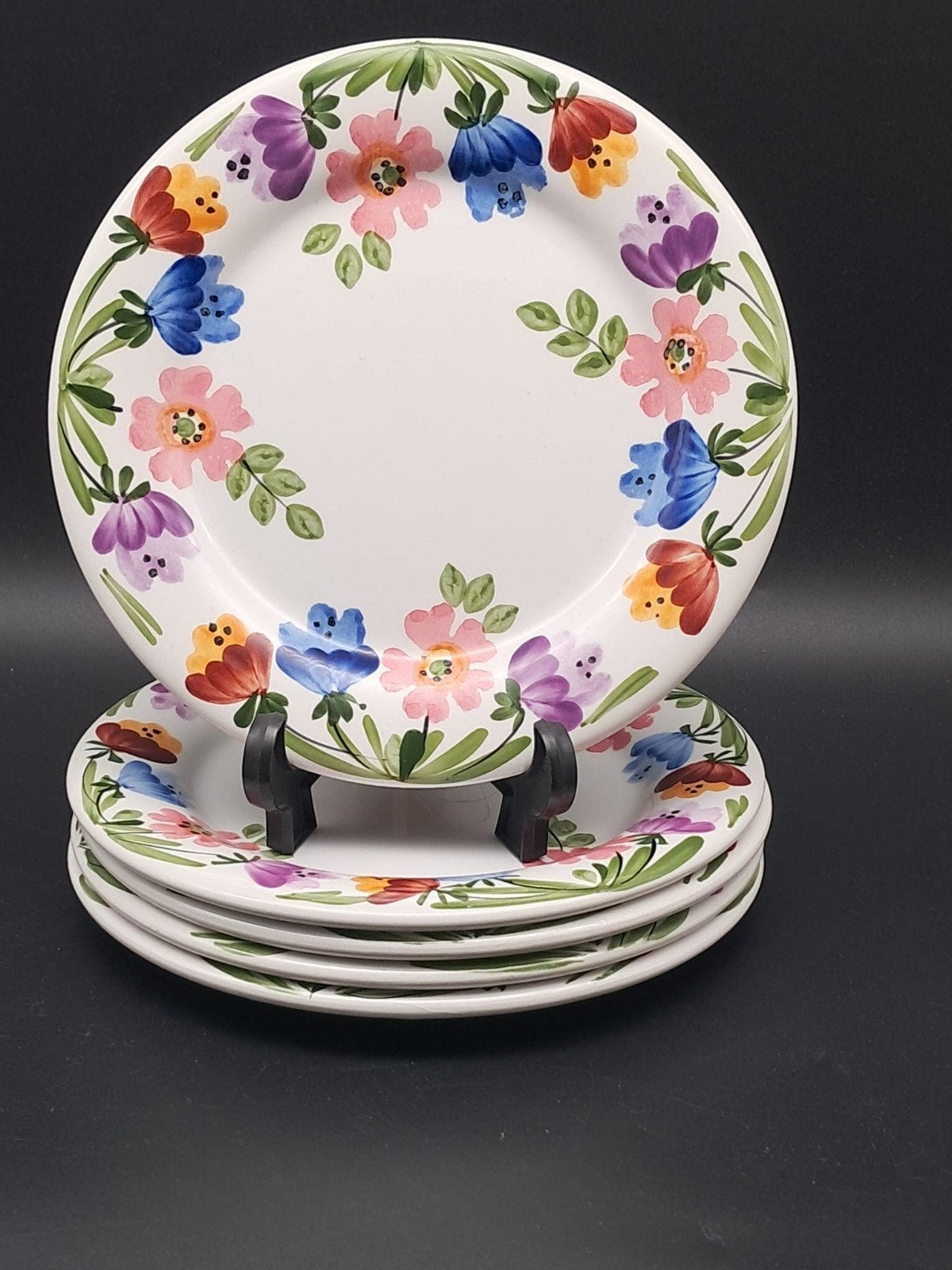 5x Richard Ginori Mondovi 'Primavera', Ophalen of Verzenden, Zo goed als nieuw, Bord(en), Overige stijlen
