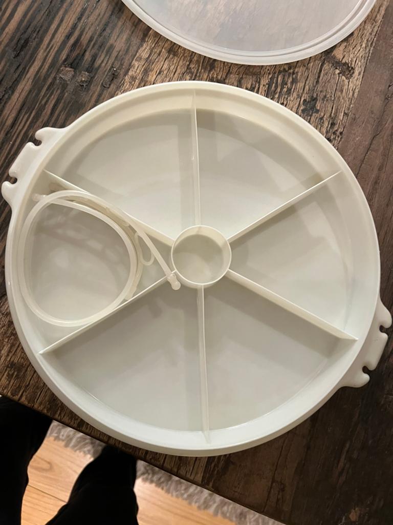 Tupperware tractatie trommel Nieuwstraat, Ophalen of Verzenden, Zo goed als nieuw, Overige typen
