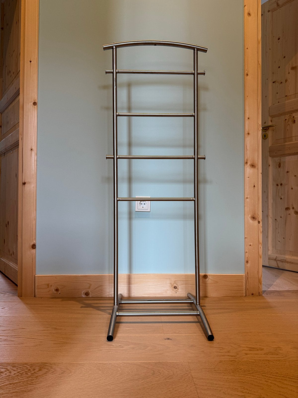 IKEA GRUNDTAL RVS dressboy / kledingstandaard, Ophalen, Gebruikt, Metaal, Staande kapstok
