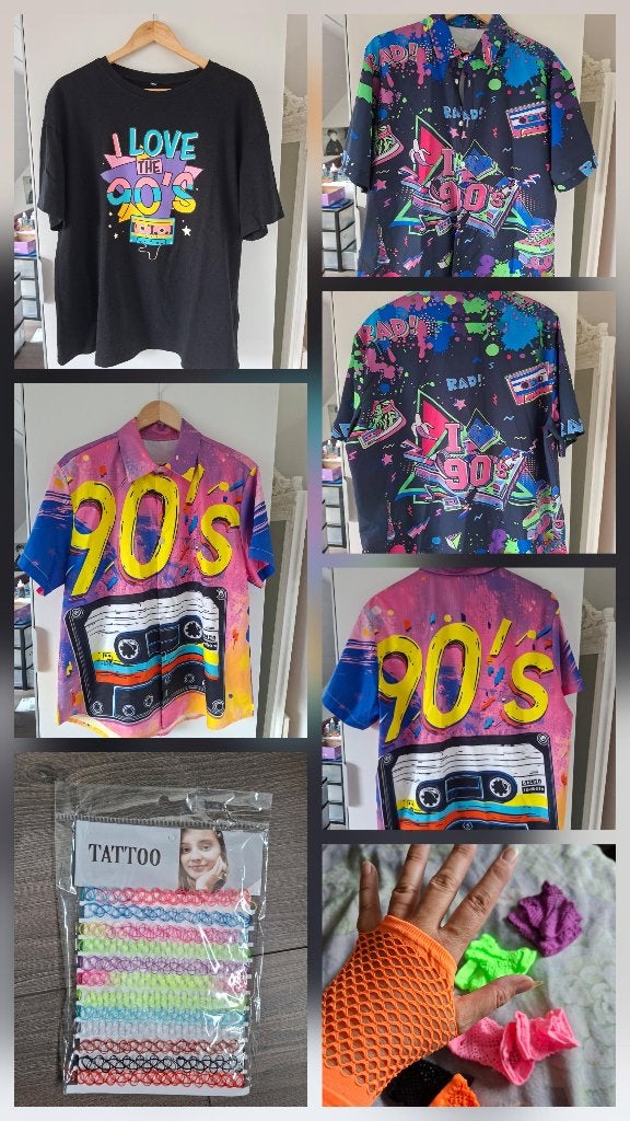 80's en 90's feestkleding en accessoires - Nieuw en zgan, Ophalen of Verzenden, Nieuw, Overige maten