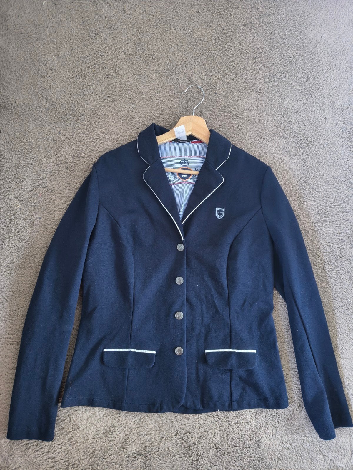 Wedstrijd jasje Maat L, Dieren en Toebehoren, Paardrijkleding, Ophalen, Zo goed als nieuw, Dressuur, Bovenkleding