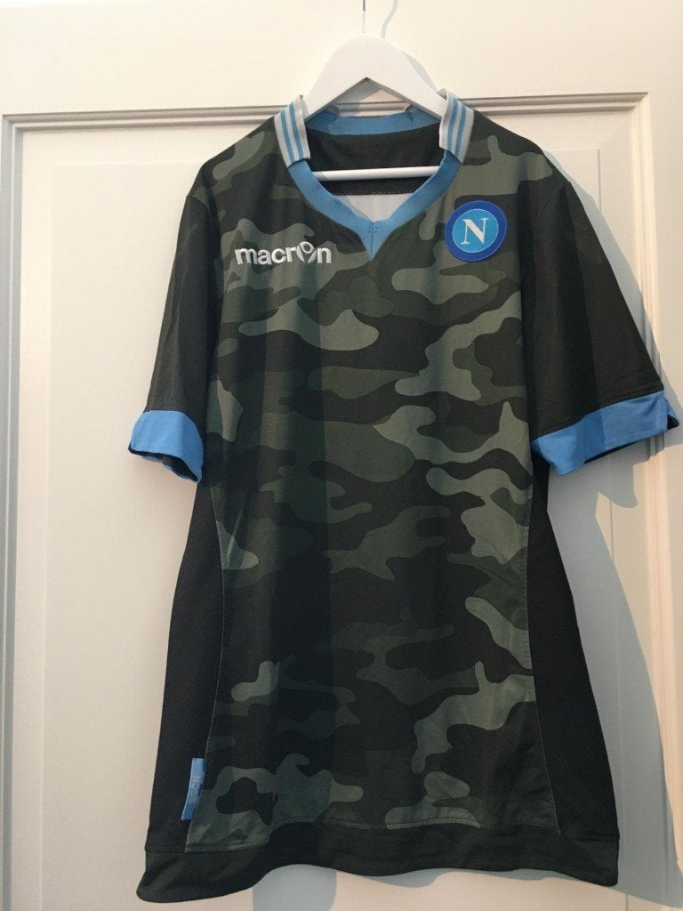 #VSM57 Voetbalshirt Napoli te koop!! M, Maat M, Verzenden, Zo goed als nieuw, Shirt