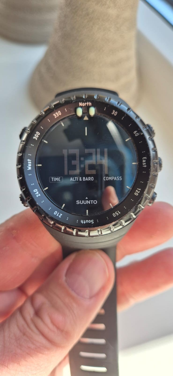 SUUNTO CORE ALL BLACK, Gebruikt, Ophalen of Verzenden, Waterdicht, Hoogte