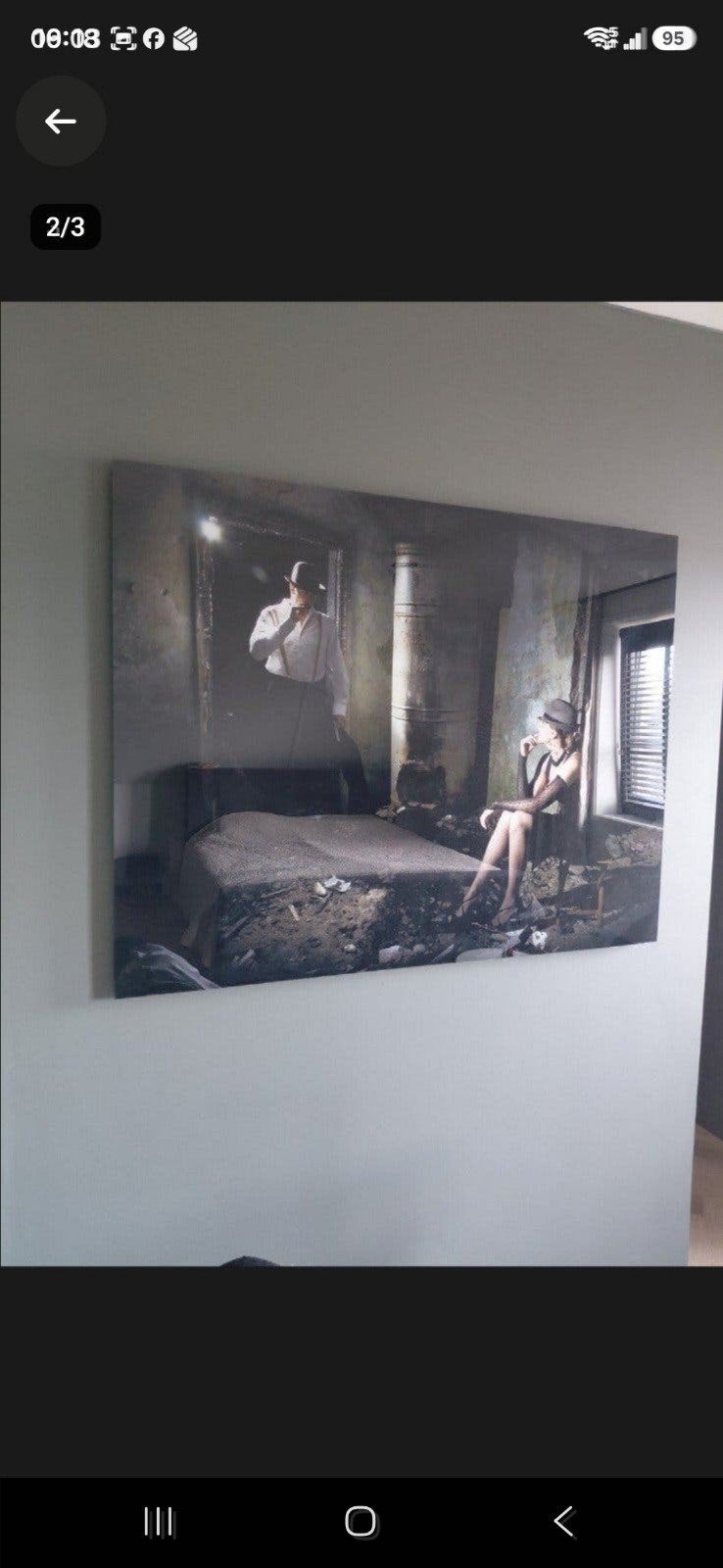 Plexiglas schilderij GROOT Moet weg! € 200!!, Ophalen, Zo goed als nieuw, Overige typen