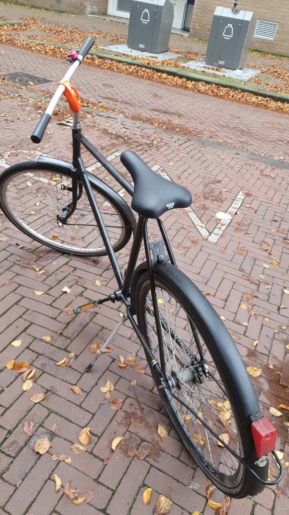 fixie look-a-like, Fietsen en Brommers, Fietsen | Heren | Herenfietsen, Ophalen, Terugtraprem, Gebruikt, 57 tot 61 cm