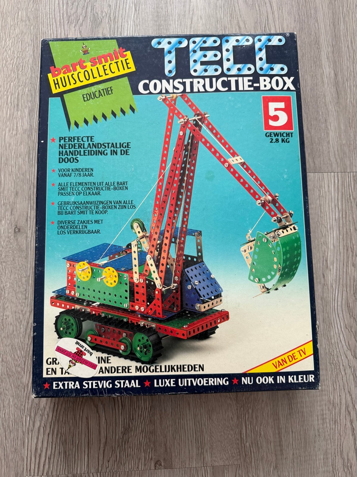 TECC Constructie-Box 5, meccano type technisch speelgoed, Ophalen, Zo goed als nieuw, Bouwen