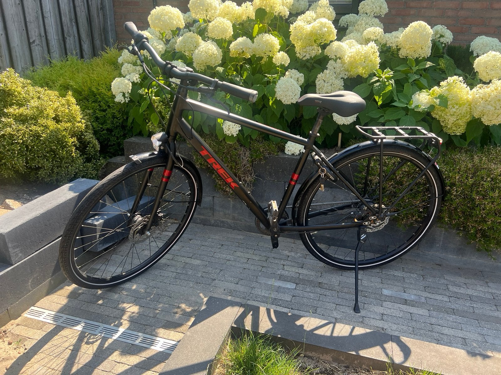 TREK herenfiets, Fietsen en Brommers, Ophalen, Zo goed als nieuw, Minder dan 10 versnellingen, Overige merken