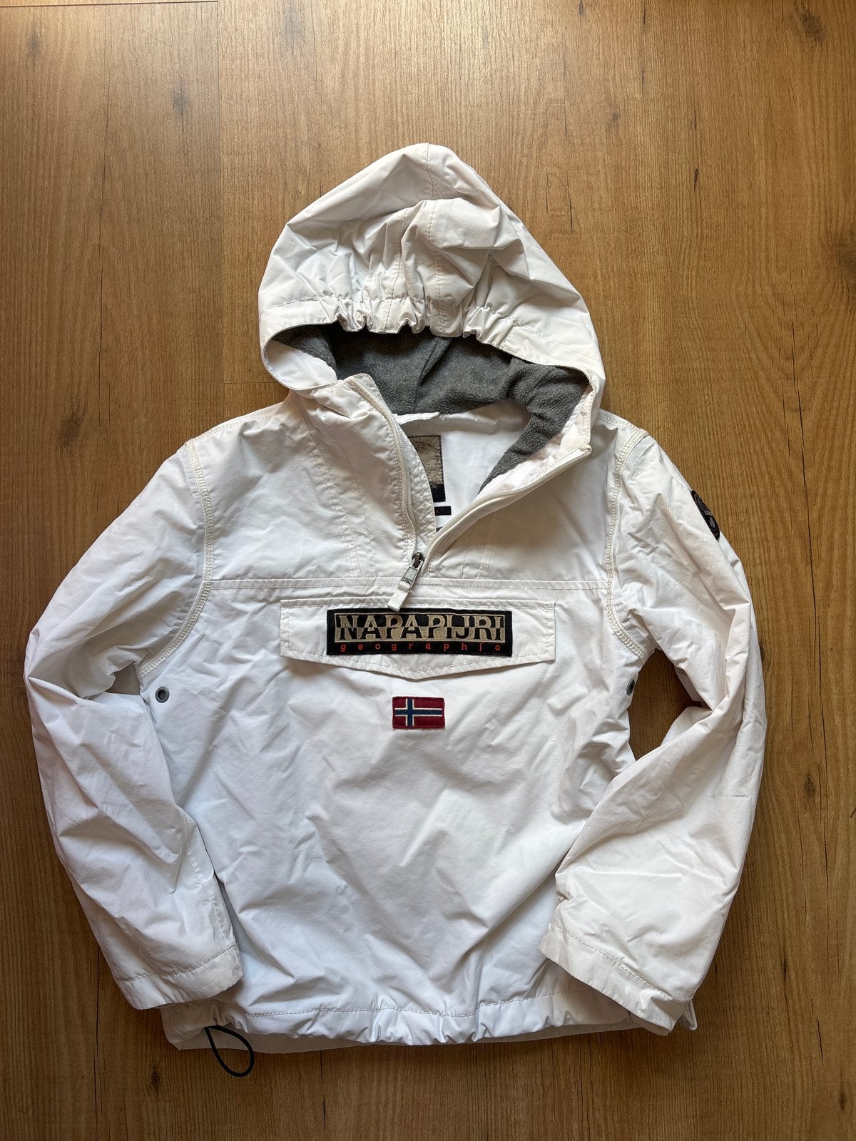 Napapijri anorak jack te koop maat 10 (140/152), Ophalen, Zo goed als nieuw, Jongen of Meisje, Jas