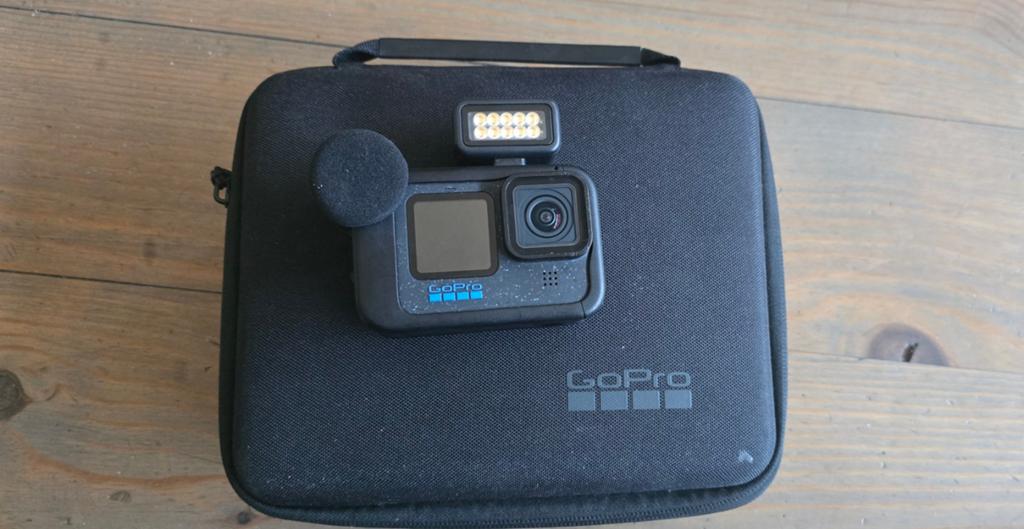 GoPro Hero 12 Black met Media Mod en LED-lamp, Ophalen of Verzenden