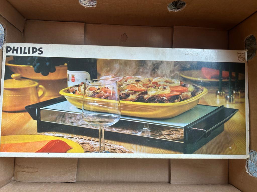 Vintage elektrische warmhoudplaat Philips, Ophalen