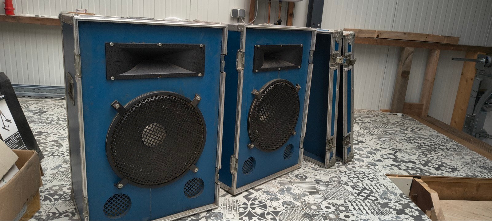 Vintage Stage Accompany SA 8532 PA Luidsprekers (2 stuks), Audio, Tv en Foto, Vloerstaande luidspreker, Gebruikt, Geschikt voor surround/home cinema