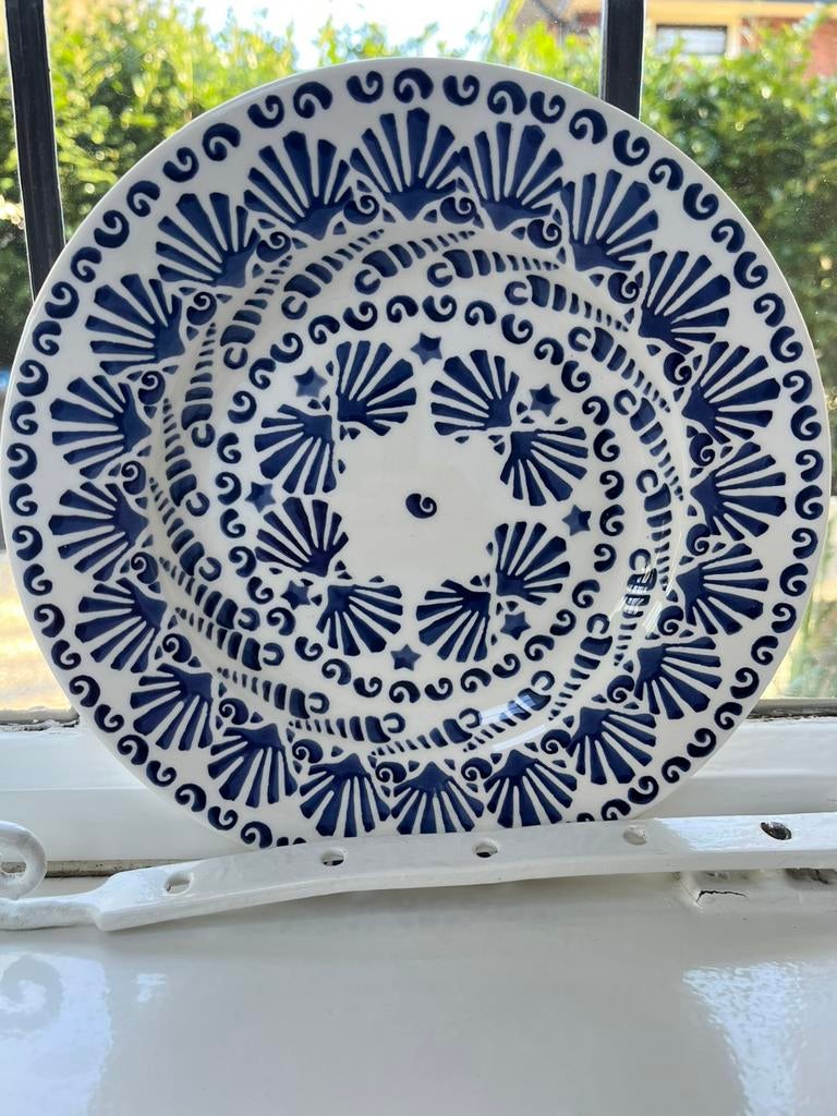 Nieuw! Shells blue plate, Emma Bridgewater, Huis en Inrichting, Keuken | Servies, Overige typen, Nieuw, Ophalen of Verzenden, Overige stijlen