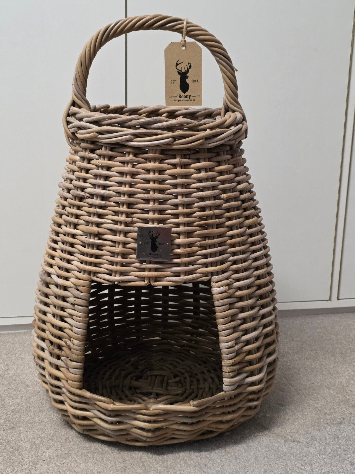 mooie slaapmand voor een kat/poes., Dieren en Toebehoren, Kattenmanden, Ophalen, Zo goed als nieuw, Riet