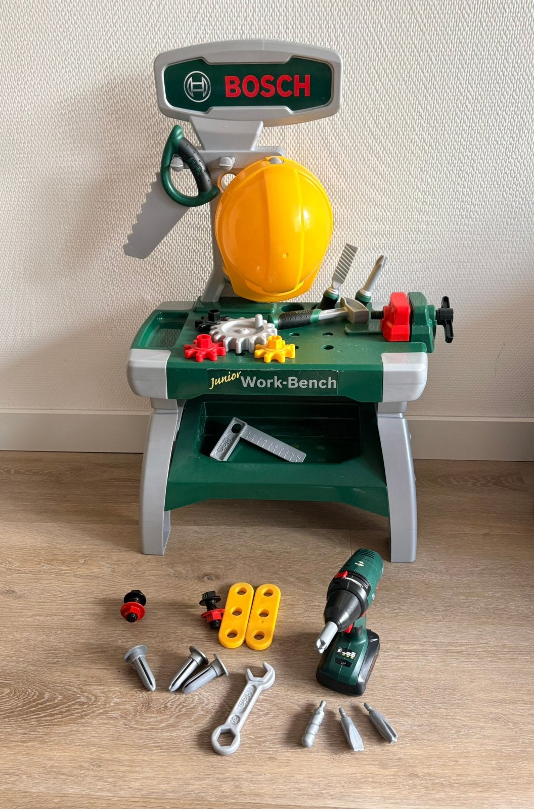 Bosch junior workbench incl. Bosch boormachine, Ophalen, Zo goed als nieuw