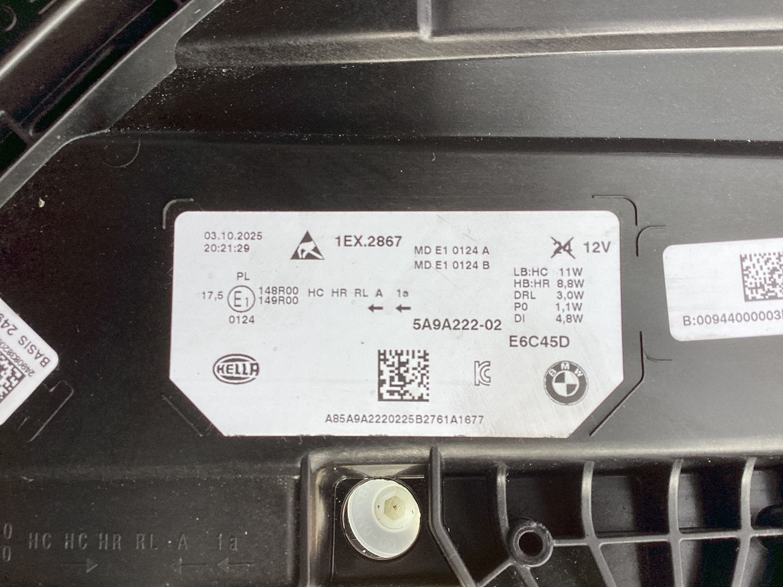 Bmw X1 U11 led koplamp rechts 5A9A222-02 bj2025, Ophalen of Verzenden, Gebruikt, BMW