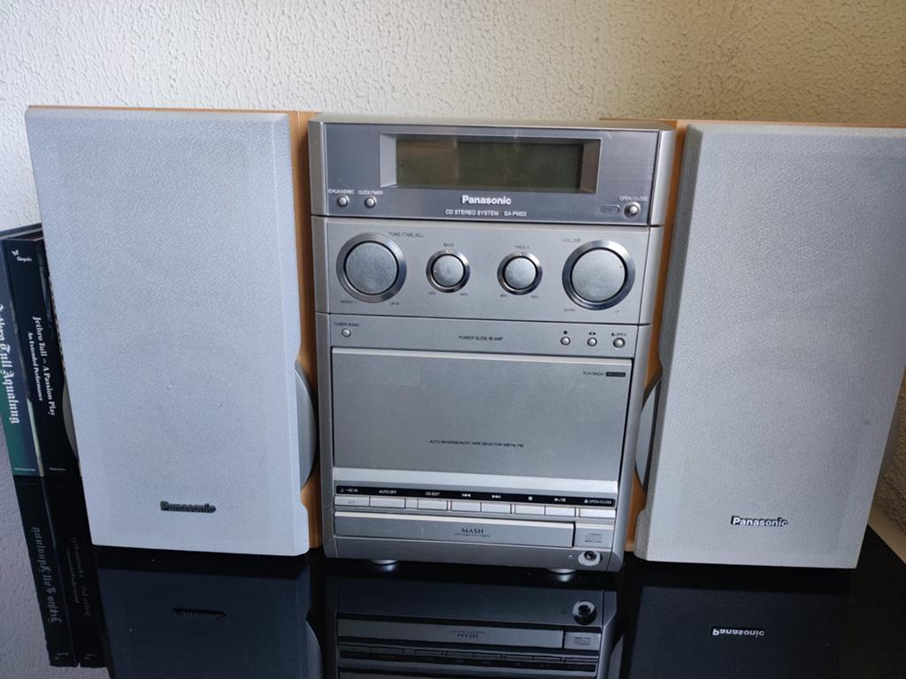 Panasonic CD Stereo Systeem SA-PM22 met speakers, Overige merken, Gebruikt, Ophalen of Verzenden, Microset