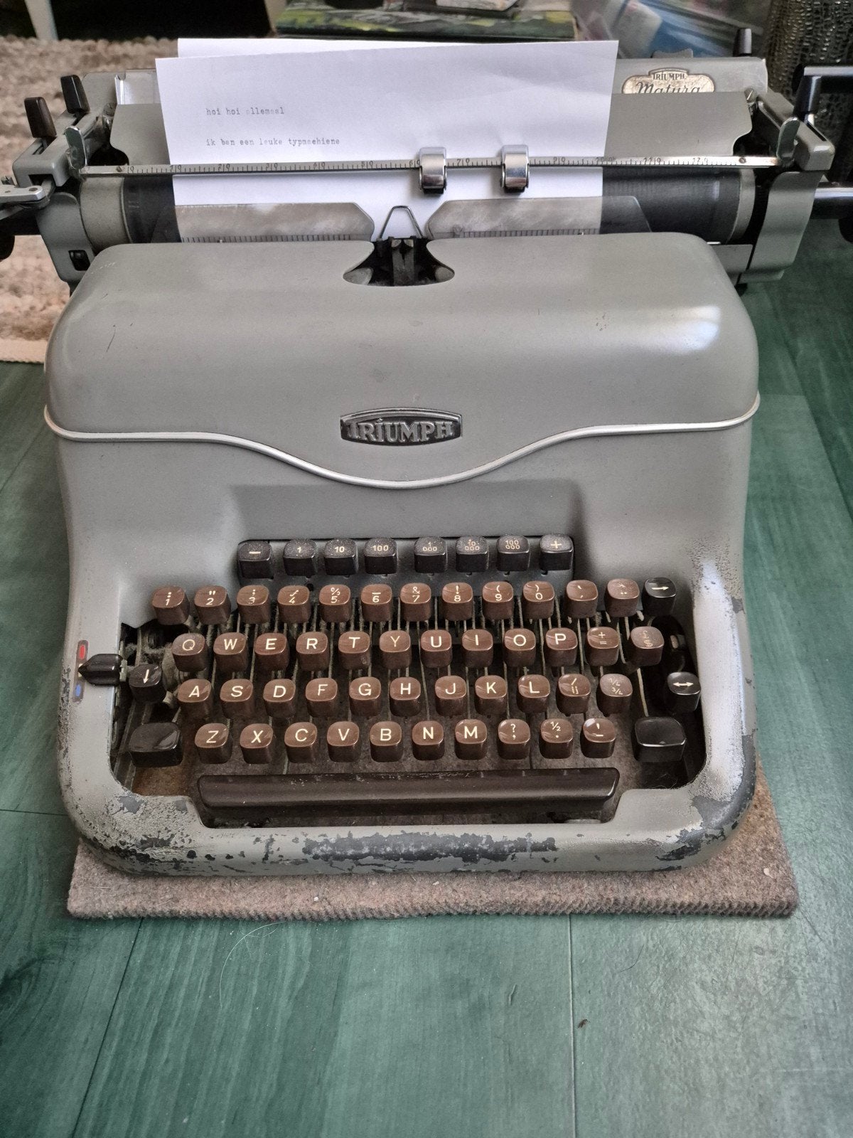 Typemachine, Antiek en Kunst, Ophalen of Verzenden