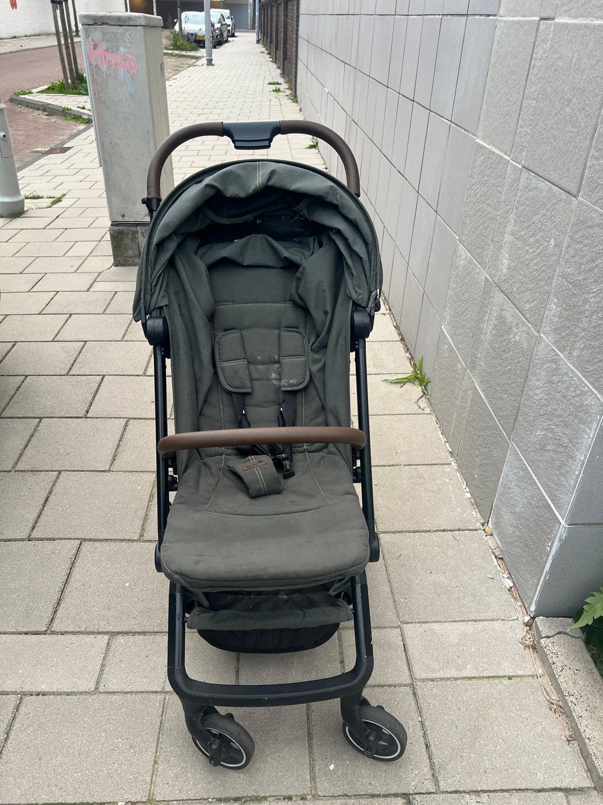 Qute Q- ultra Buggy groen - Compact en Handig, Ophalen, Gebruikt, Overige merken, Verstelbare rugleuning